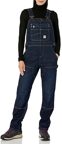 Carhartt Women's Denim Double Front Bib Overalls