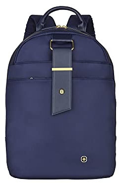 WENGER Alexa Laptop-Rucksack mit Tabletfach, Notebook bis 13 Zoll, Tablet bis 10 Zoll, Organizer, 11 l, Damen, Büro Business-Reisen Uni, Blau, 606974