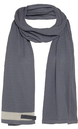 Knit Factory - June Halsduk - Med Grey - 200x50 cm