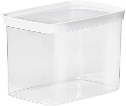 Emsa N11425 Optima torrförvaringsburk 4,4 liter | rektangulär | 100% säker, hygienisk, ofarlig och platseffektiv | färsktätning | BPA-fri | transparent design