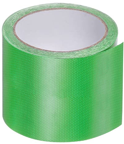 sourcing map Tarpaulin Repair Tape, 3.15 x14.6ft Universal Waterproof Awning Cloth Repair Tape for Crafts Home Improvement Outdoor Tent, Light Green