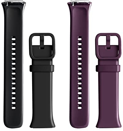 WalkerFit Smartwatch-Band kompatibel mit MOLOCY Q23-Uhr, Jugeman 1,69 Zoll Q23-Smartwatches, Q23-Sportbänder 42mm, weiches Silikon-Ersatzarmband für Frauen und Männer, 2er-Pack
