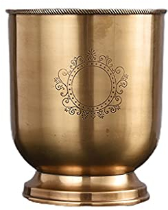 Brass Wine Ice Bucket Whiskey Cooler European Style Pure Copper Wine Barrel Holder Home Decoration Bar Whiskey Buckets