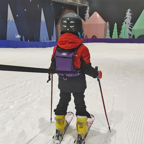 HIDEWALKER Anfänger Ski- und Snowboardgeschirr für Kinder- Ski-Trainingsrucksack 3-7 Jahre Alt Skateboarding Skifahren Eislaufen Training Skigurt