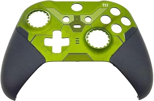 JMXLDS Replacement Front Housing Shell Cover Panel Faceplate Compatible with Xbox One Elite Series 2 Wireless Controller - Green