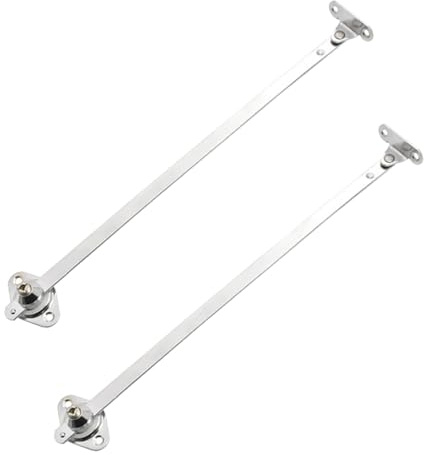 Bisagras abatibles para gabinete, tapa de escotilla para puerta de armario, bisagra de soporte, accesorios de cierre de muebles para armario, paquete de 2 [10 pulgadas]