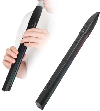 Fabater Digitaler Blasinstrumenten-Synthesizer, Elektronisches MIDI-Saxophon mit 13 Klangoptionen, Eingebautem Lautsprecher, Ersatzdüse, Set für Digitale Elektronische Blasinstrumente