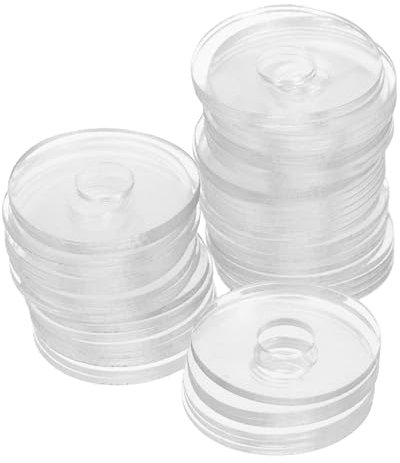 Mobestech 50stücke Vinyl-unterlegscheiben Für Schrauben Transparente Schraubendichtungen Mehrzweck-befestigungsscheiben Ersatz Für Vinyldichtungen Kleine Dichtungsunterlegscheiben Haushaltsb