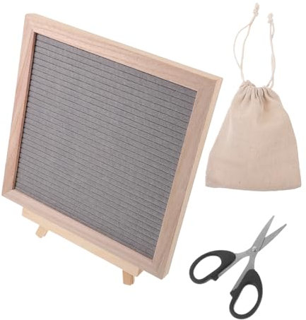 SHOWERORO 1satz Felt Letter Board Mit Holzrahmen Vielseitige Nachrichtentafel Für Zuhause Und Büro Wiederverwendbar Und Einfach Zu Reinigen Inklusive Ausreichend Buchstaben Für