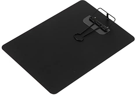 NUOBESTY Klemmbrett Aus Metall in Papierhalter Langlebiges Klemmbrett Für Ordner Und Notizen Schlichtes Design Für Büro Und Schule