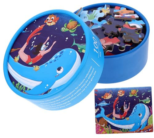 UPKOCH Puzzle Für Kleinkinder Papier-meereswelt-Puzzle Puzzles Für Junge Mädchen Im Alter Von Jahren Lernspielzeug Für Vorschulkinder Katzenpuzzle