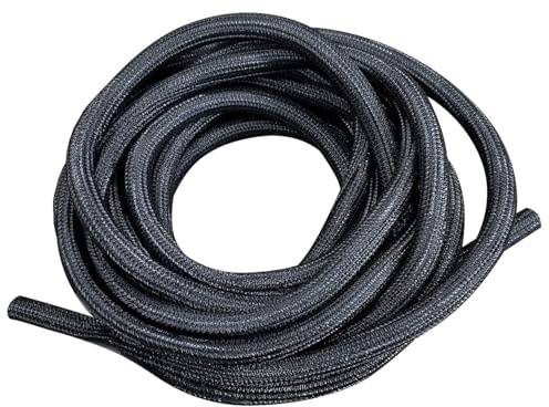 Callstel Kabelschlauch geschlitzt: Selbstschließender gewebter Kabelschlauch, zuschneidbar, Ø 13 mm, 8 m (Kabel-Schutz-Schlauch Gewebe, Kabelschutzhülle, Schrumpfschlauch)