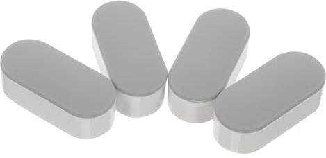 Vaguelly Butoirs de Siège de Toilette Adhésifs Universels, Coussinets Amortisseurs 1,6 Cm, Kit de 4 Pièces pour Protection Antidérapante Chocs, Accessoires Wc pour Usage Quotidien