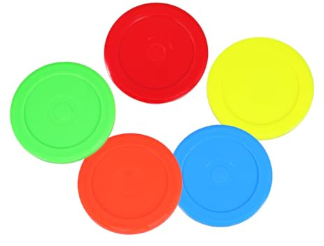 UKCOCO 5stücke Tischhockeypucks Mini Plastikpucks Für Airhockey Tische Ersatzpucks Für Familien Spiele Zubehör