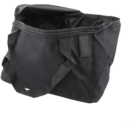 Cestino per bicicletta, organizer con maniglia per il trasporto, borsa interna in tessuto per cestini anteriori e posteriori, borsa multiuso per la spesa per mountain bike da strada e bici elettriche