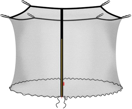 Baunsal® Trampolin Sicherheitsnetz Ø 183 185 244 250 300 305 366 370 396 400 427 430 457 460 487 490 (JS-IN) Ersatzteile Netz Schutznetz Kindertrampolin Ersatznetz Gartentrampolin Outdoor