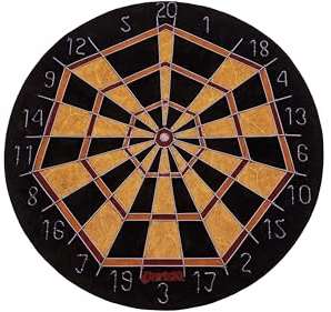 DartsXL Dartboard - Heptaboard Full | Sisal, Quads