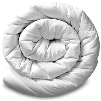 Indus Textiles King Duvet 13.5 Tog Luxury Microfiber Duvet Insert Ultra Soft, Lightweight & Fluffy Comforter UK Made Microfiber All Year Round (230 x 220cm)
