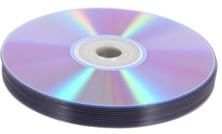 ERINGOGO 10 pezzi Dischi Cd-r Dvd-r Registrabili Vuoti Alta Capacità per Backup Musica Registrazioni Telefoniche e Video Compatibili con Bruciatori CD Dvd Media Stampa