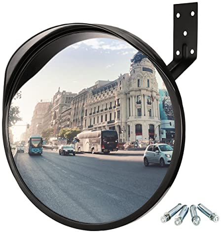 ONVAYA® Verkehrsspiegel 30 cm | Konvexspiegel zur Einsicht von toten Winkeln | Sicherheitsspiegel | Überwachungsspiegel | Panoramaspiegel