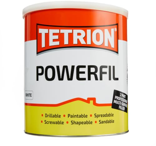 Tetrion Powerfil Holzspachtel, 2-teilig, Weiß, 3,5 kg
