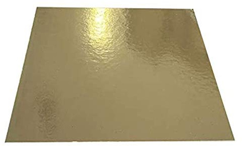 Mytortenland Tortenunterlage/Tortenuntersetzer Gold 34x44 cm 10 STK.