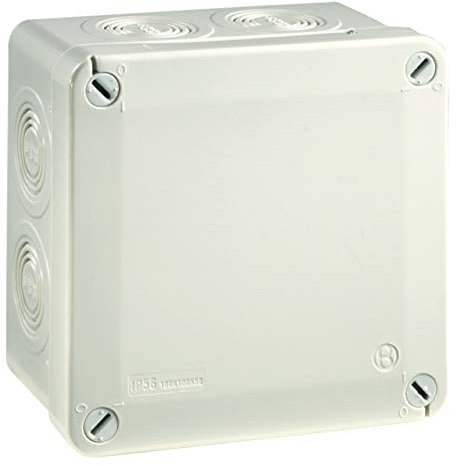 boite de dérivation - 100 x 100 x 50 mm - gris - boite étanche - iboco 05601