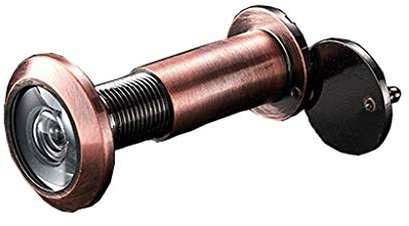 ARCH Türspion-Projektor-Zuschauer Guckloch Länge Verstellbar Spy Loch Mit Privacy-Abdeckung for 35 Mm Bis 60 Mm Türen for Haus, Gebürstetes Chrom-Finish (Silber) (Color : Red bronze-50-75MM)