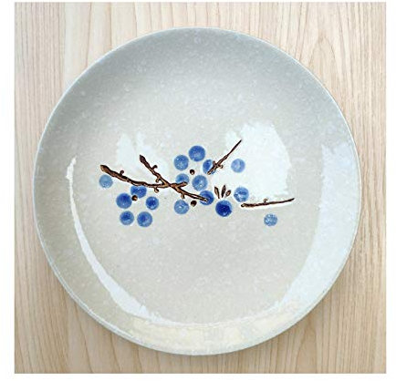 hongbanlemp Dish Set 6. 5 Inch Porcelain Floral Dinner Plates, Round Salad Dessert Snack Plate, Appetizer Plates Suitable For Family, Parties And Restaurant Dinner Plates (Color : C, Size : 4pack)