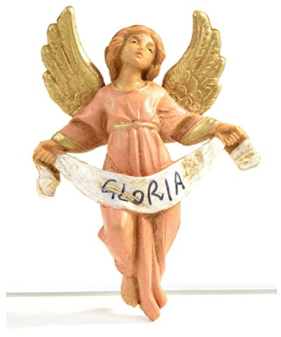 Holyart Krippen von Fontanini: Engel der Herrlichkeit rosa 6,5cm, Fontanini