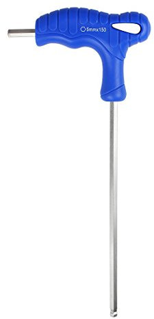 Larcele Chiave a Brugola Esagonali con Manico a T, 1pezzi Chiavi Metriche (5mm)