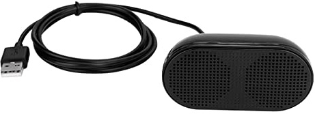 Goshyda -Kabellautsprecher, Tragbarer USB-Lautsprecher mit Schwerem Basssound, Eingebaute Zwei Lautsprecher, Geeignet für Desktop-Computer, Notebook-Computer, für das Heimbüro