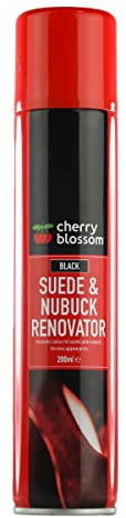 Cherry Blossom Unisex's Suede & Nubuck Renovator Shoe Care Product, BLACK, 200ml