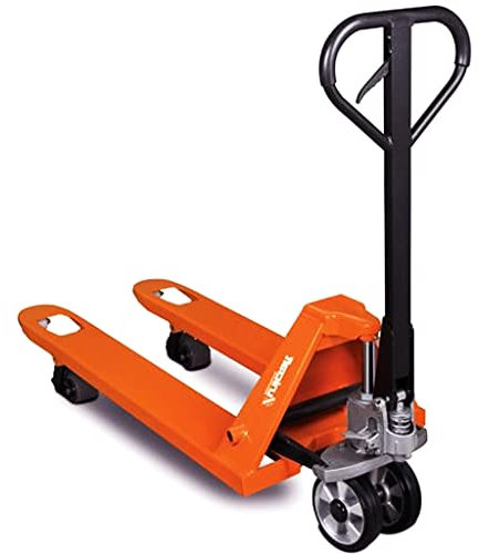 TRANSPALETA Manual de elevación Profesional. Elevador hidraúlico de Calidad Robusta y Duradera. Alta Resistencia para Uso Cotidiano.
