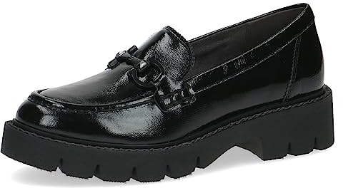 CAPRICE 9-24708-41, Mocassino Donna, Nero (Black Naplak), 37 EU