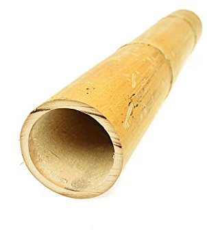 Dixiestore Poteaux décoratifs en Bambou épais - Bâtons de Fleurs 100% Naturels - Cannes en Treillis de Bambou - Support de Plantes pour la Maison et Le Jardin et Aide à l'escalade - 190cm 50/60mm