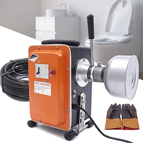 Rohrreinigungsmaschine 750W Abflussreiniger Rohrreinigungsgerät Rohrreiniger 20-110mm IP44 für Abfluss in Bad oder Küche