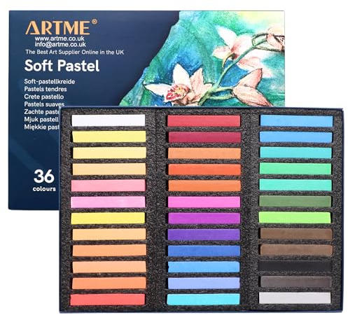 Artme Weiche Pastellfarben 36 Farben - Softpastellkreide