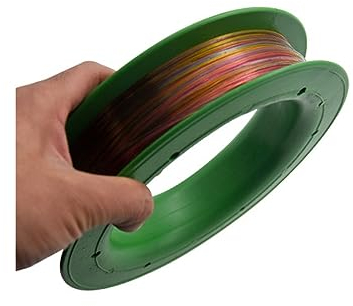 Geflochtene Angelschnüre 250 m Tiefsee-Angelschnur, bunt, großer Durchmesser, 1,0 mm Monofilament-Nylon aus extra Dicker Hand-Angelschnur Angelleine