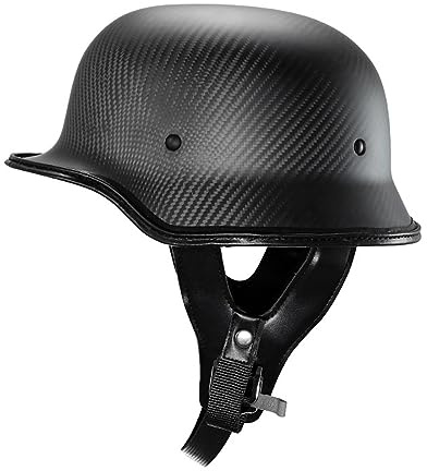 RUANLOV Casco Medio CaparazóN Casco Motocicleta con Medio Casco Aprobado por ECE Casco MonopatíN Casco HelicóPtero Casco Jet Retro Adulto Hombres Damas Casco Ciclomotor Casco Scooter (A L)