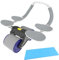 Womamny Bauchroller Bauchmuskeltrainer, Automatisches Rebound Bauchrad, Ab Roller Wheel für Core Trainer, Doppelrädern Bauchtrainer mit 4 Ellenbogenstütze & Kniematte, Fitnessgeräte für Zuhause,Blau