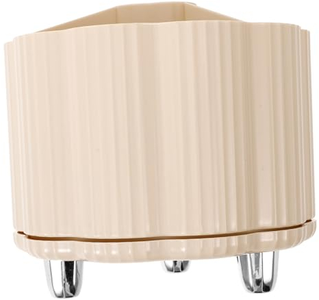 Lurrose Drehbarer Stifthalter Mit Multi-grid-design Für Aufbewahrung Von Kosmetikpinseln Und Beauty-utensilien Organizer Für Tisch Und Badezimmer Praktische Lösung Für Ordnung