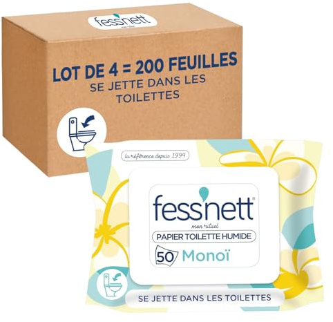 Fess Nett Monoï x50 (Lot de 4)