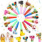 TenaLucy 30 Pièces Sifflet Cotillons pour Enfant,Sifflet Anniversaire Enfant Partie Blowout Whistle Anniversaire Souffleurs de Fête pour Enfants