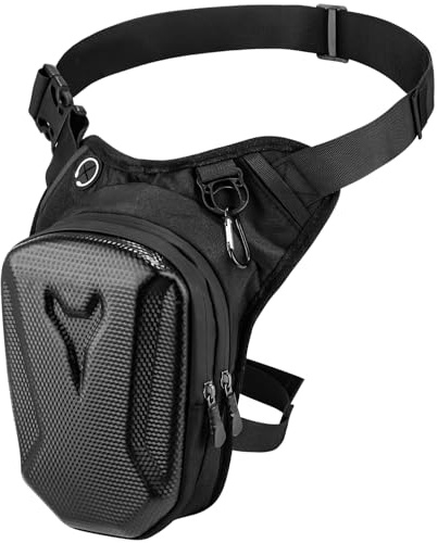 Sac de jambe de moto pour hommes et femmes, sac de jambe imperméable, sacs banane tactiques, sac de jambe pour femme, sac de cuisse pour la course, les voyages, le cyclisme, la moto