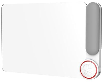 Handheld Magnifying Glass 5X Magnification - Large Reading Magnifier for Seniors & Elderly, Foldable Fresnel ens with Non-Slip Handle, Zero Distortion acrylic for Books/Medications