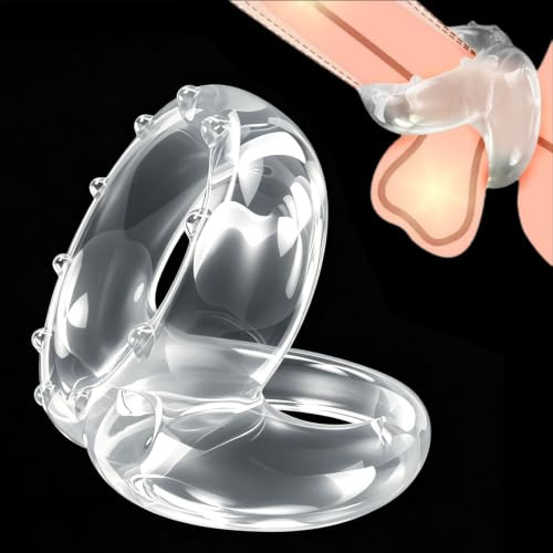 Cockring Hodenringe für den Mann, Penisringe für Männer, Silikon penis ring für eine längere und härtere Erektion Wiederverwendbares penishülle cockring penis sleeve sex spielzeug für die männer