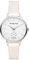 VICTORIA HYDE Fashion Elegant Women Watch with Clear White Dial Analog Quartz Detachable Genuine Leather Strap