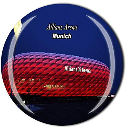 Allianz Arena München Bayern Deutschland Kühlschrankmagnet Souvenir Geschenk Dekor Magnetsticker Kollektion