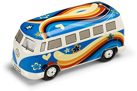 Volkswagen 7E908770918R Bulli Spardose, Hippie T1, Hellblau, VW Heritage Kollektion, Bunt, Einheitsgröße